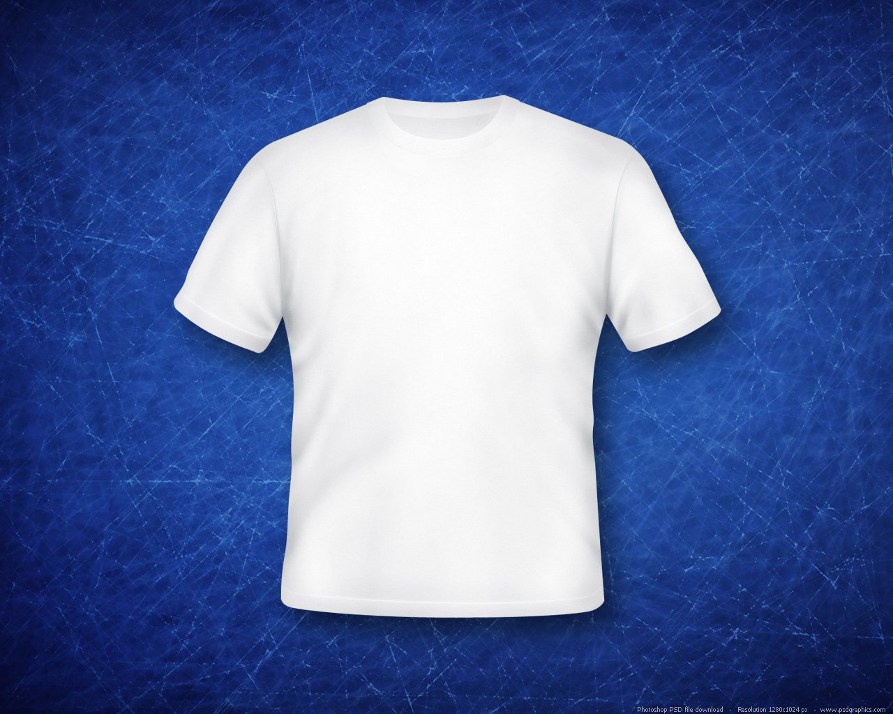 Blank white Tshirt (PSD) PSDGraphics