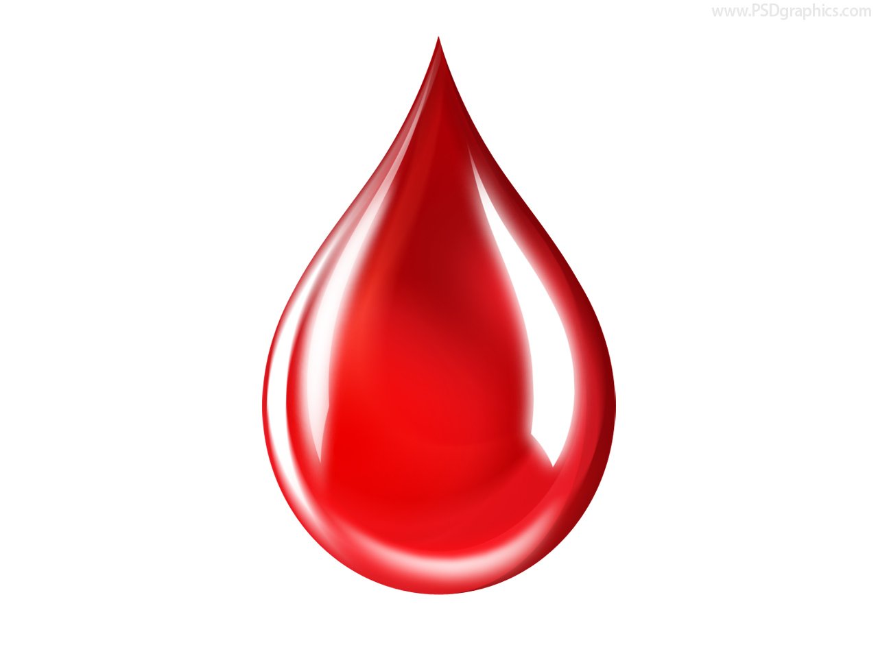 Blood drop with red cross PSD icon | PSDGraphics