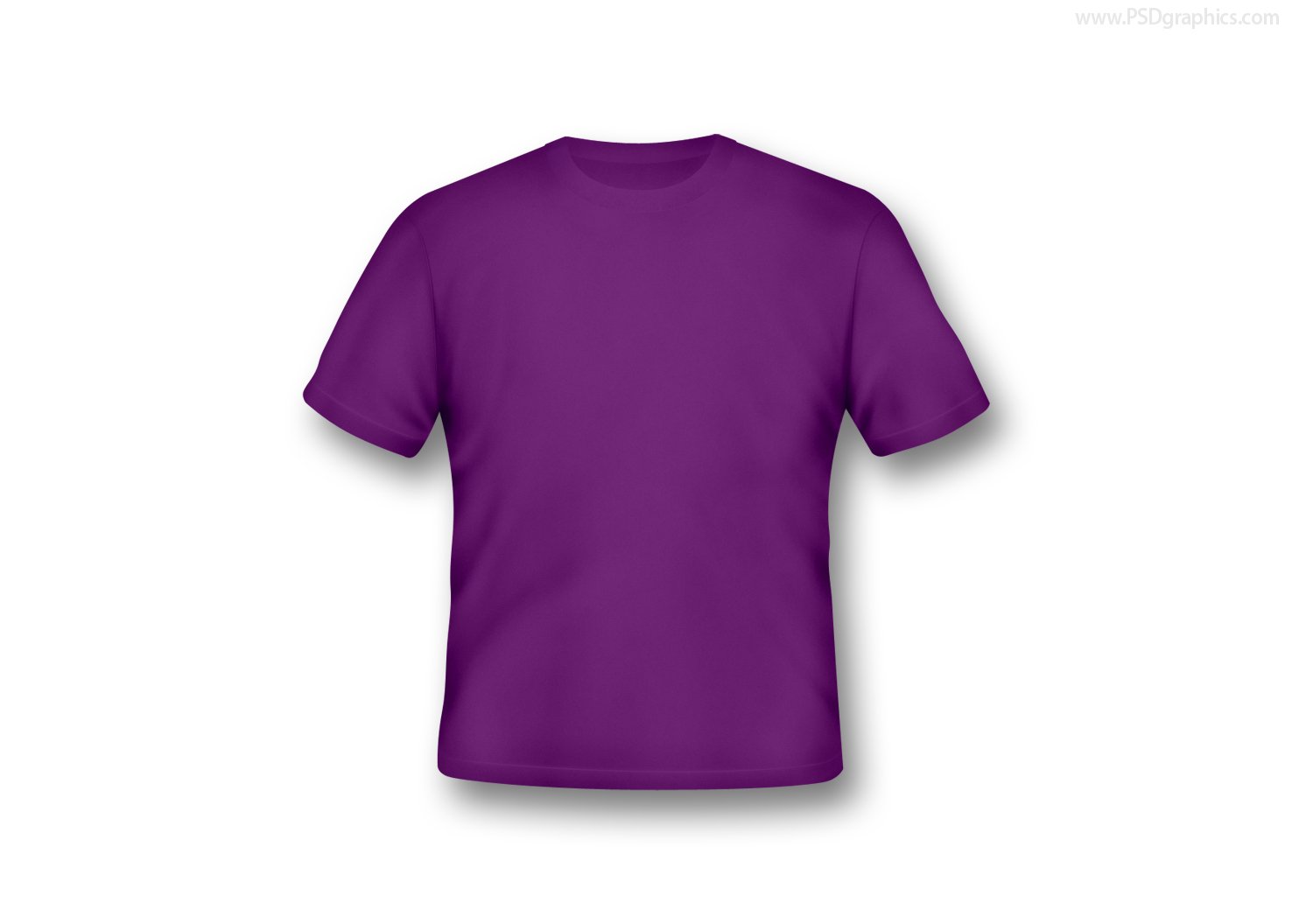 Blank tshirts in various colors PSDgraphics