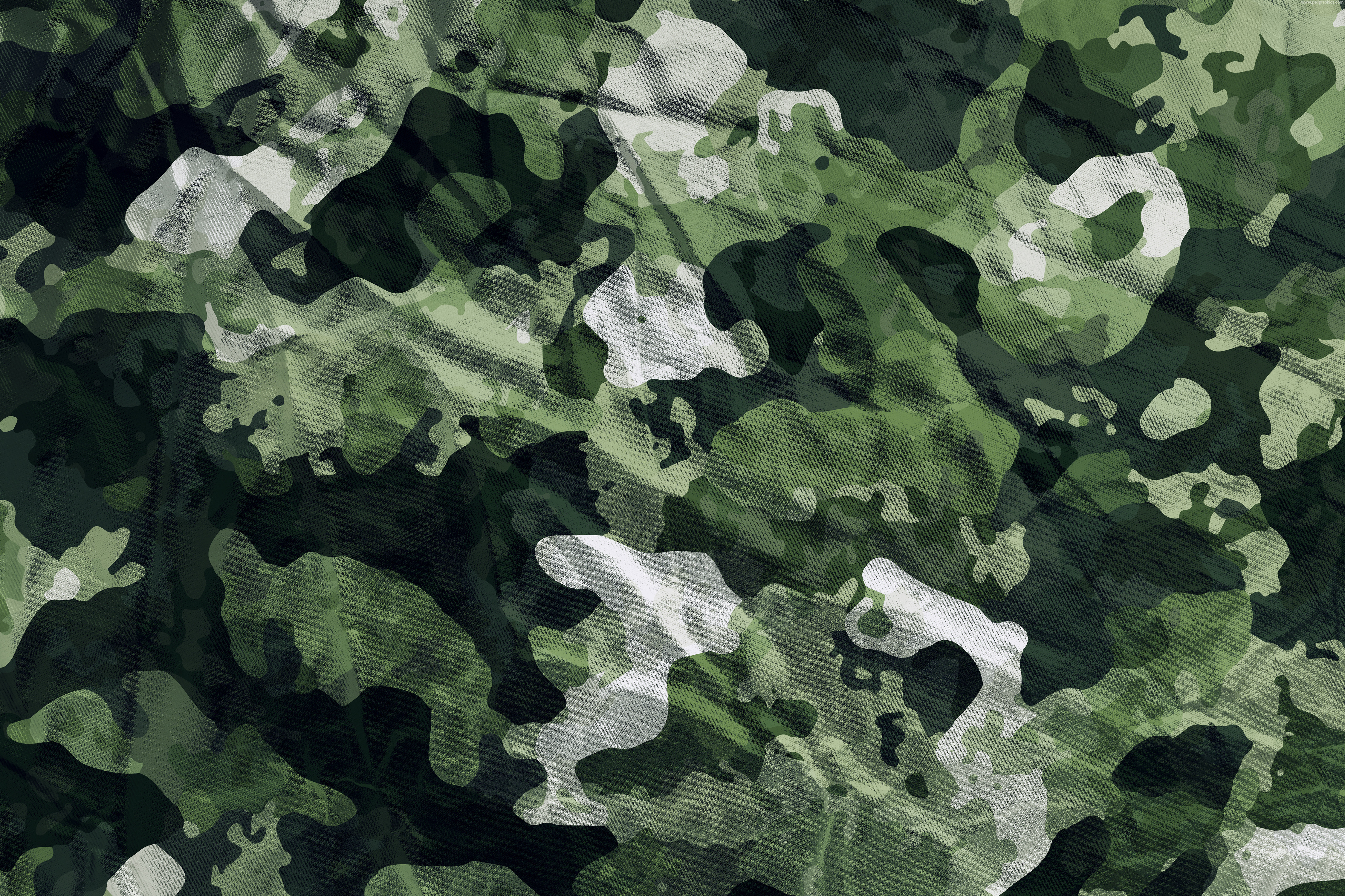 Army Green Camouflage pattern