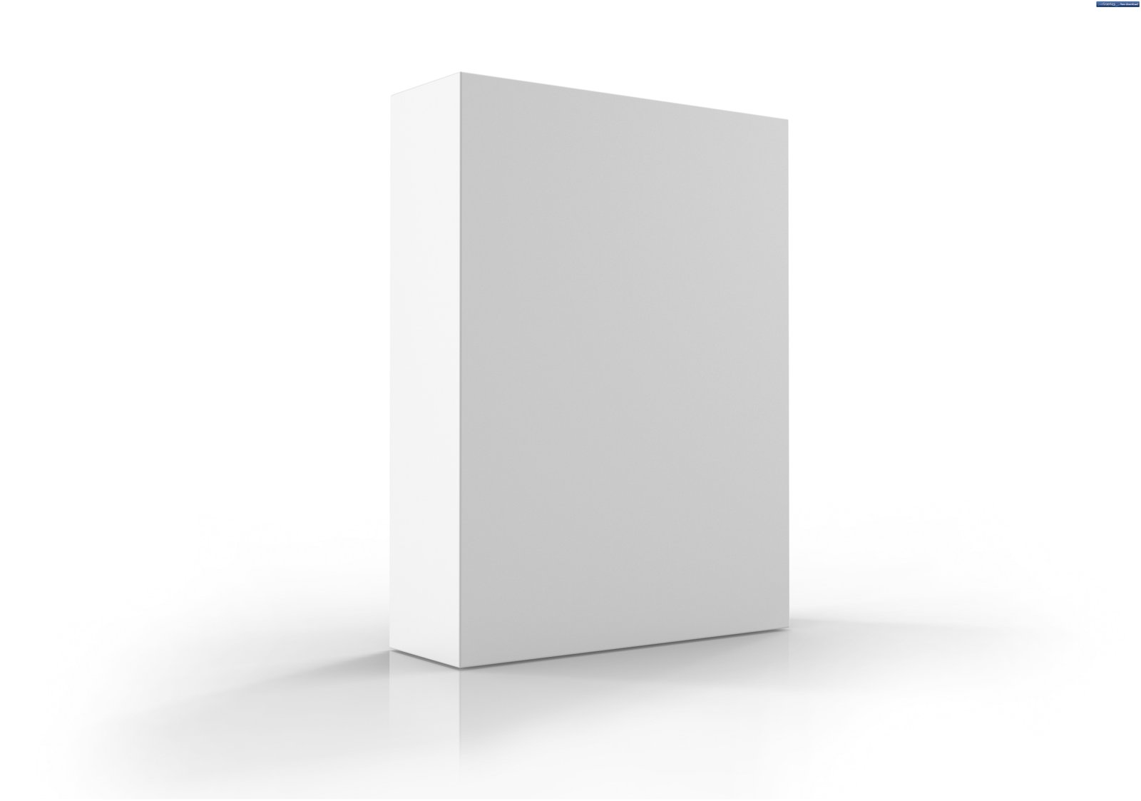 3d white box