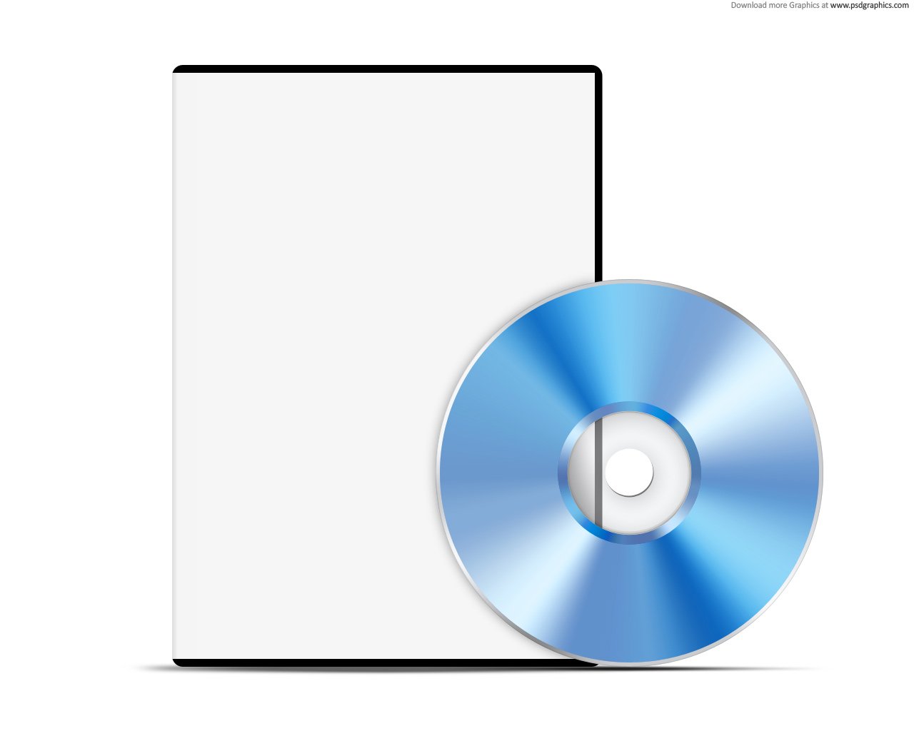 Blank CD photoshop template
