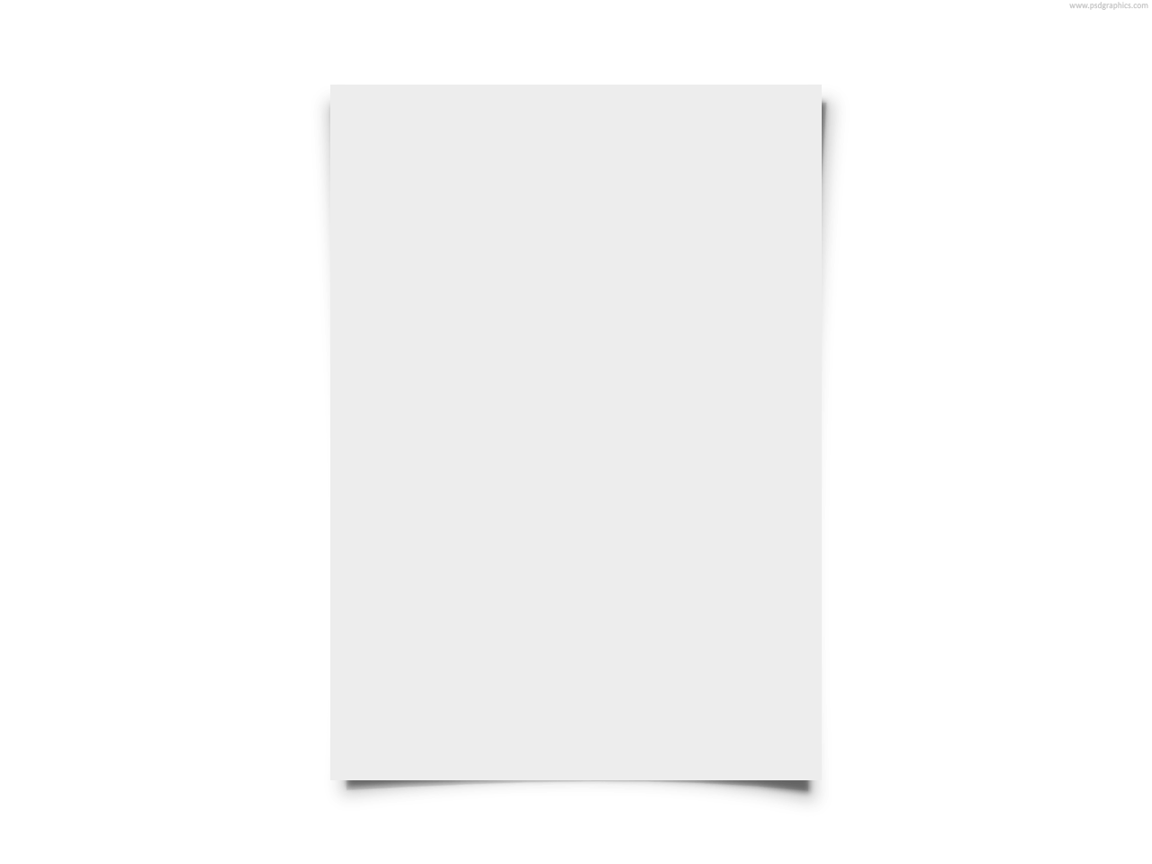 Blank white paper (PNG) - Textures & Backgrounds