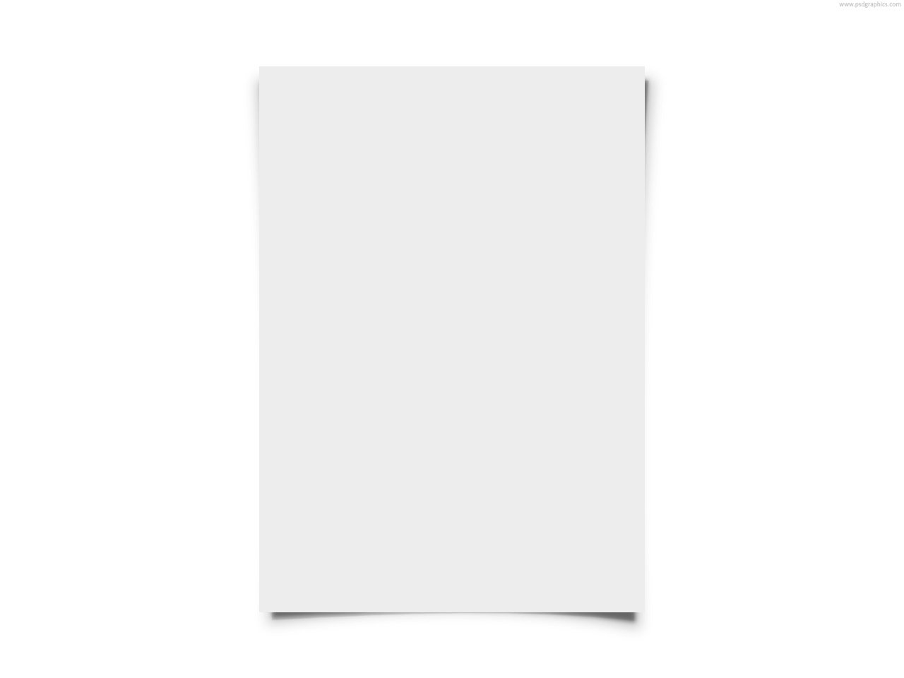 White Paper PNG Transparent Images Free Download