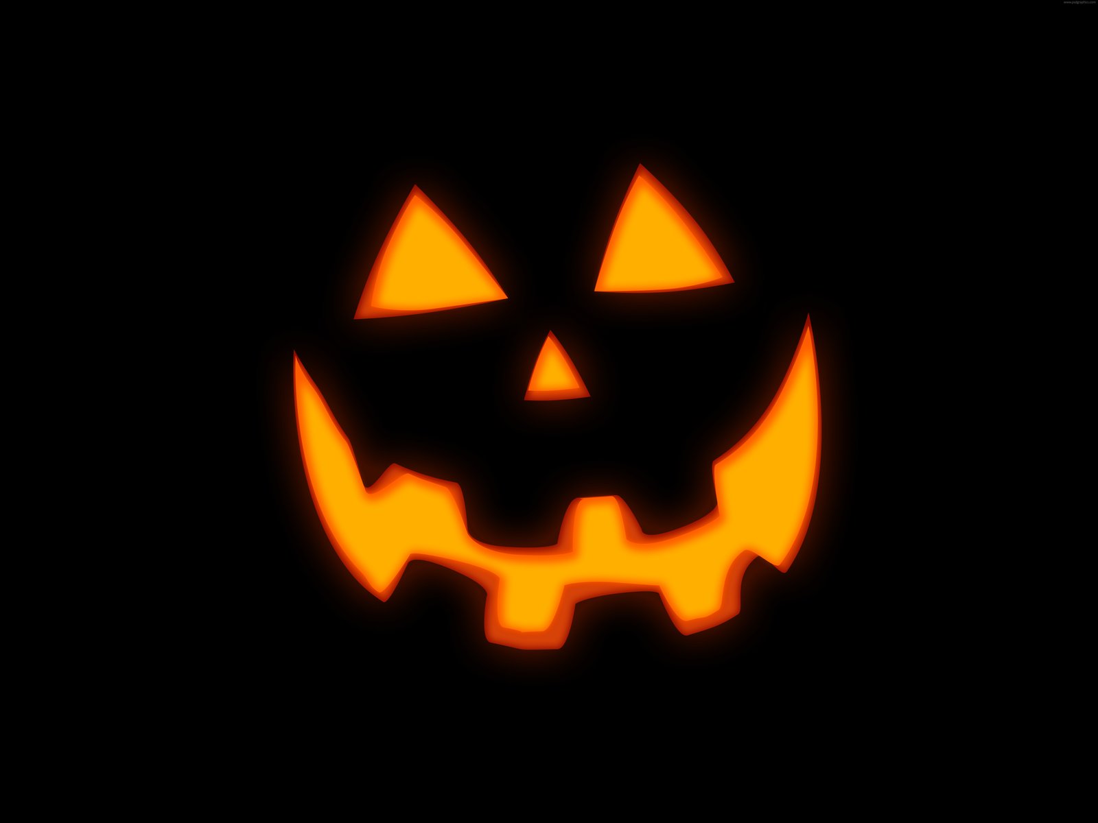 Glowing Jack O’ Lantern pumpkin - PSDgraphics