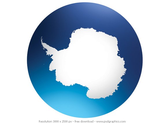antarctica globe