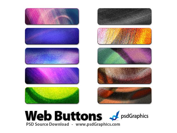 colorful grunge buttons