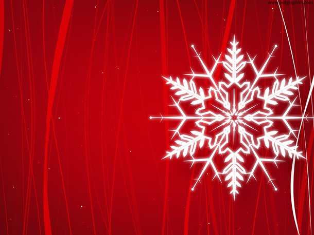 Red winter background