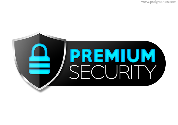 Premium security badge